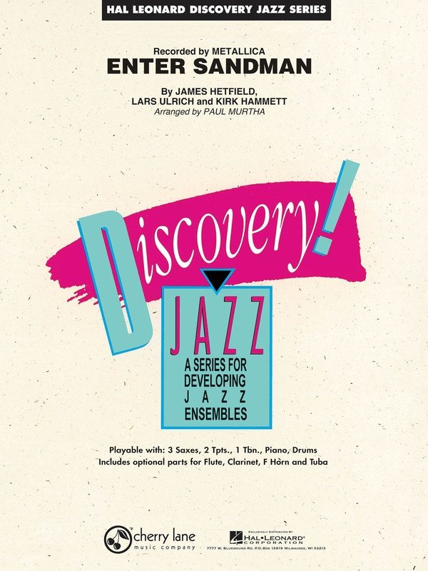 Enter Sandman — Discovery Jazz Grade 1.5, Score & Parts (Cherry Lane Music)