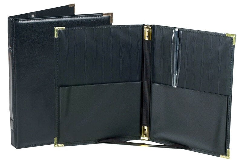 Choral Folder 9.25 x 12 with Elastics, Expansion Pockets & Strap (Marlo Plastics)