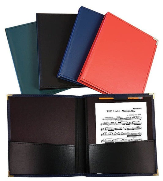 Band Folder 12x14 Black with Pencil Loop (Marlo Plastics)