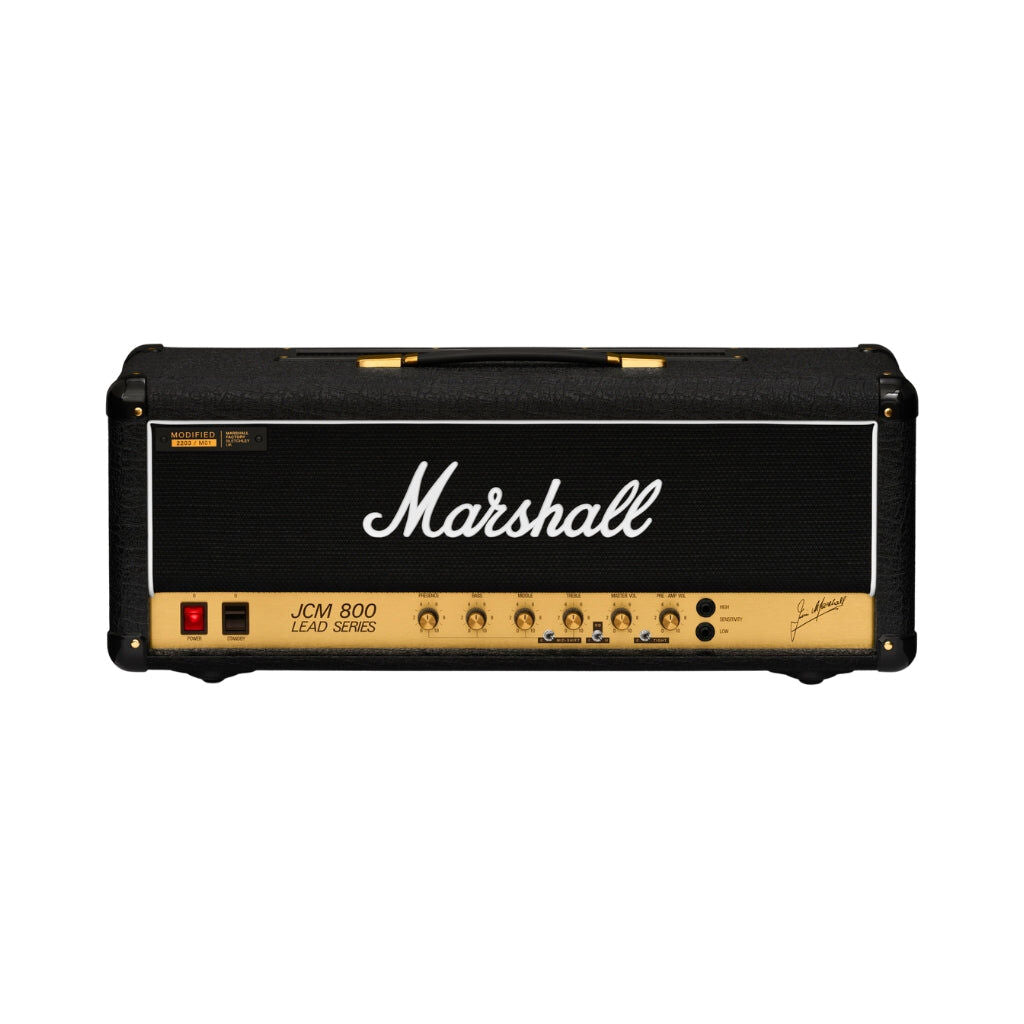 Marshall JCM800 Modified 100w Guitar Amplifier Head with Gain Boost, Mid Boost, and Tight Switch — view 4