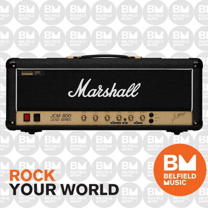 Marshall JCM800 Modified 100w Guitar Amplifier Head with Gain Boost, Mid Boost, and Tight Switch — view 2