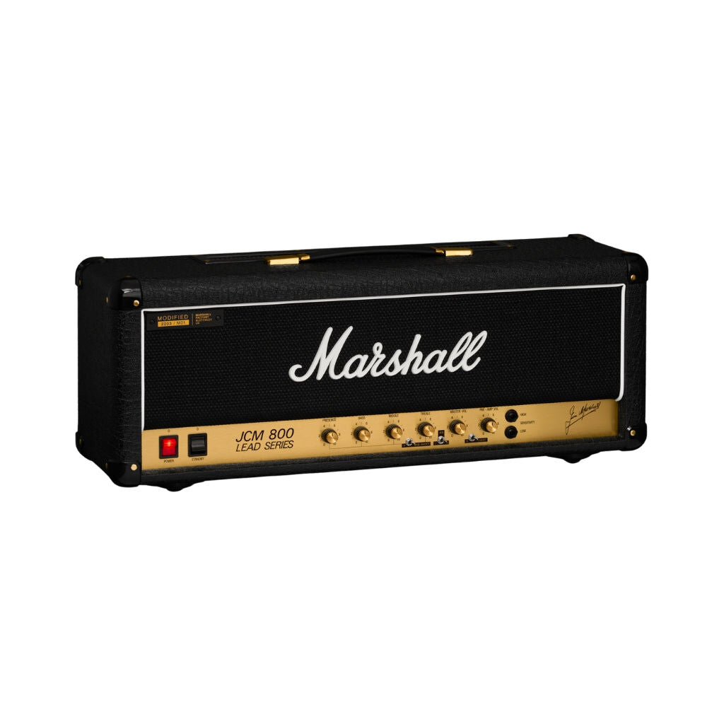 Marshall JCM800 Modified 100w Guitar Amplifier Head with Gain Boost, Mid Boost, and Tight Switch — view 3