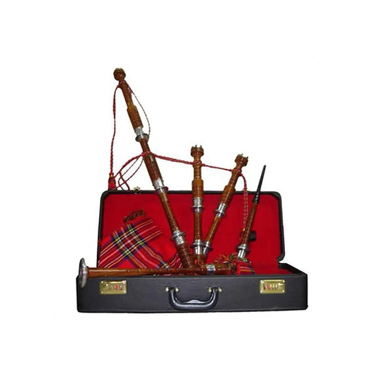 Advanced Bagpipes Set with Ebony Finish in Case - Made in Pakistan