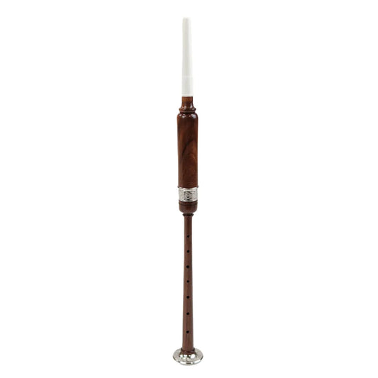 Bagpipe Practice Chanter - Rosewood with Aluminium Mounts, Made in Pakistan