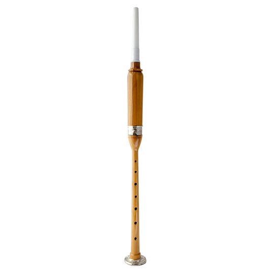 Cocuswood Bagpipe Practice Chanter with Imitation Ivory Mounts - Made in Pakistan