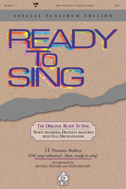 Ready To Sing Vol 1 Platinum Edition SATB