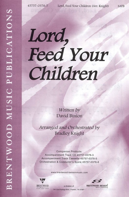 Lord Feed Your Children SATB