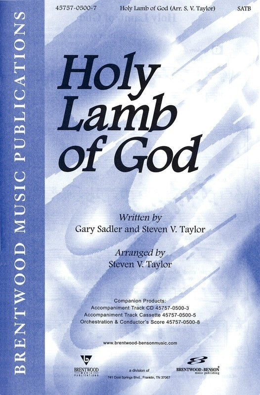 Holy Lamb Of God SATB
