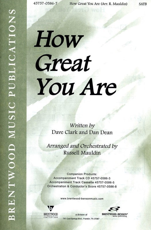 How Great You Are SATB