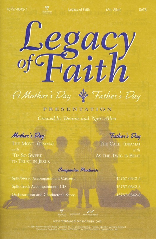 Legacy Of Faith Anthem - SATB