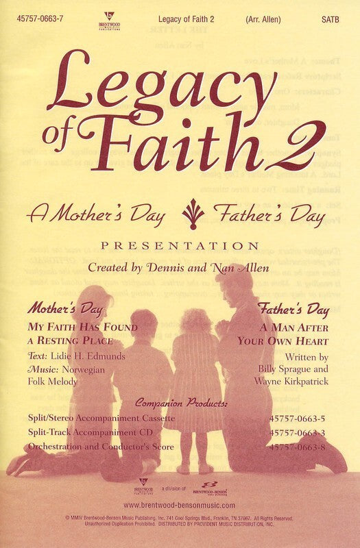Legacy Of Faith 2 SATB