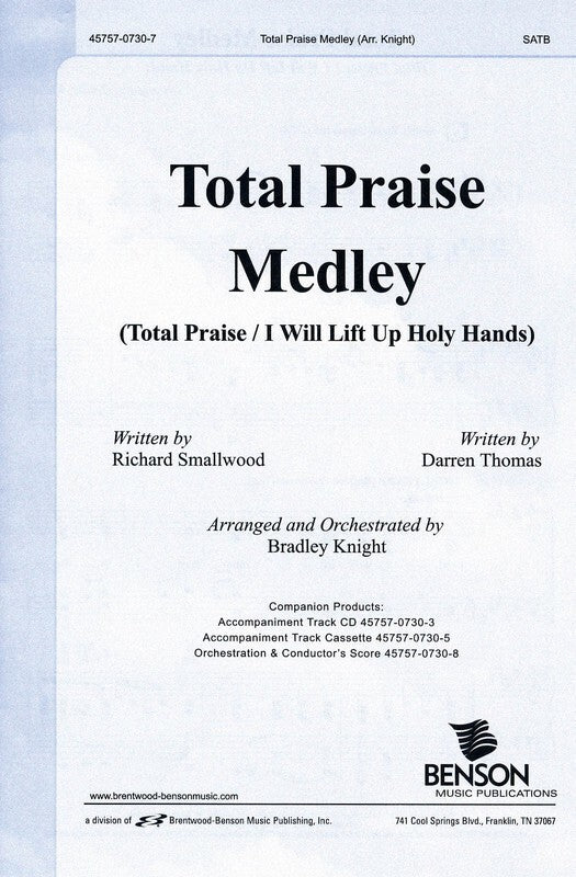 Total Praise Medley SATB