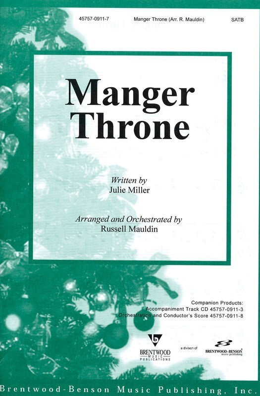 Manger Throne SATB