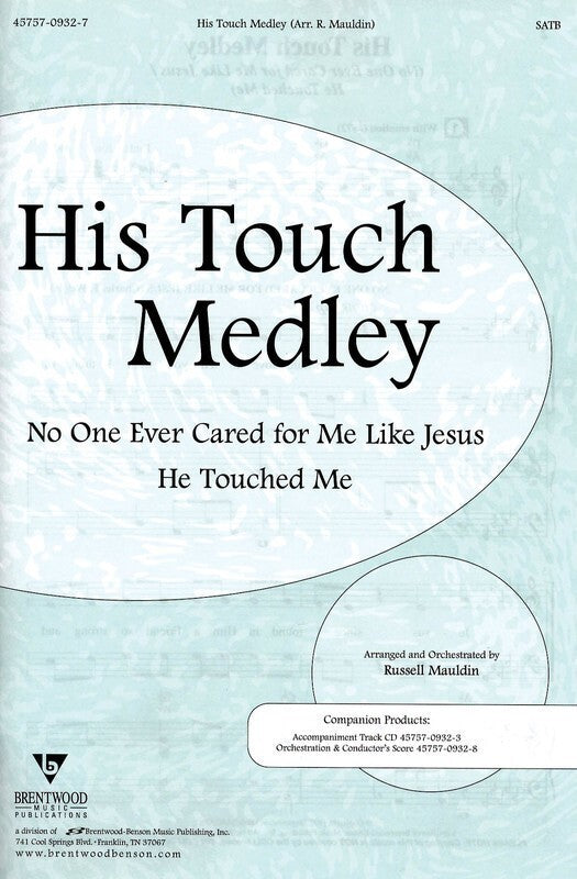 His Touch Medley SATB