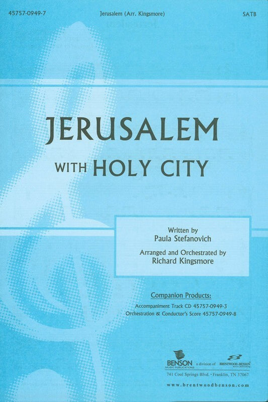 Jerusalem With Holy City SATB