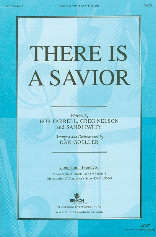 There Is A Savior SATB