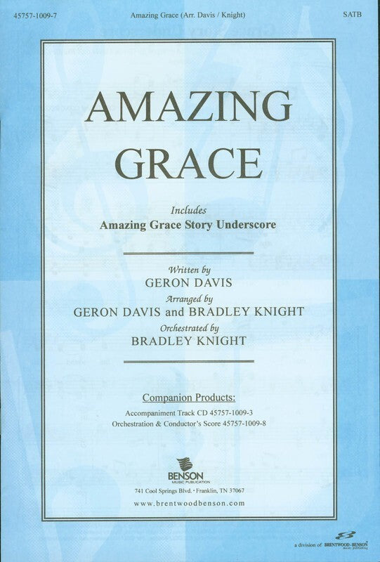 Amazing Grace SATB