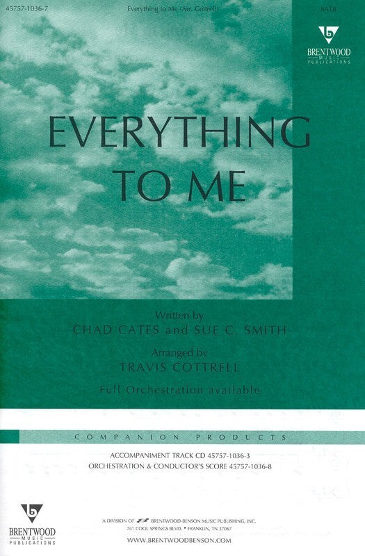 Everything To Me SATB