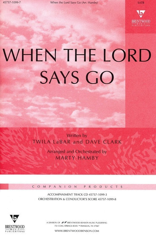 When The Lord Says Go SATB