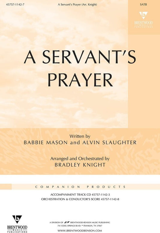 Servants Prayer SATB