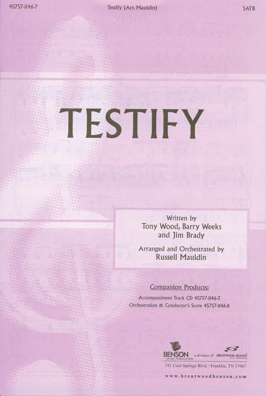 Testify SATB