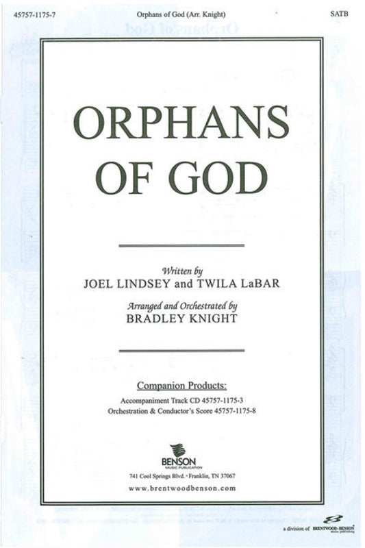 Orphans Of God SATB