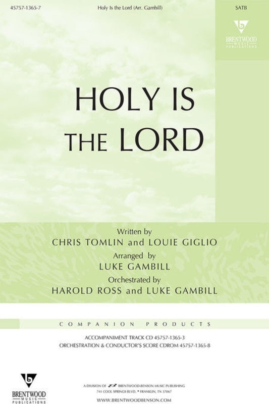 Holy Is The Lord SATB