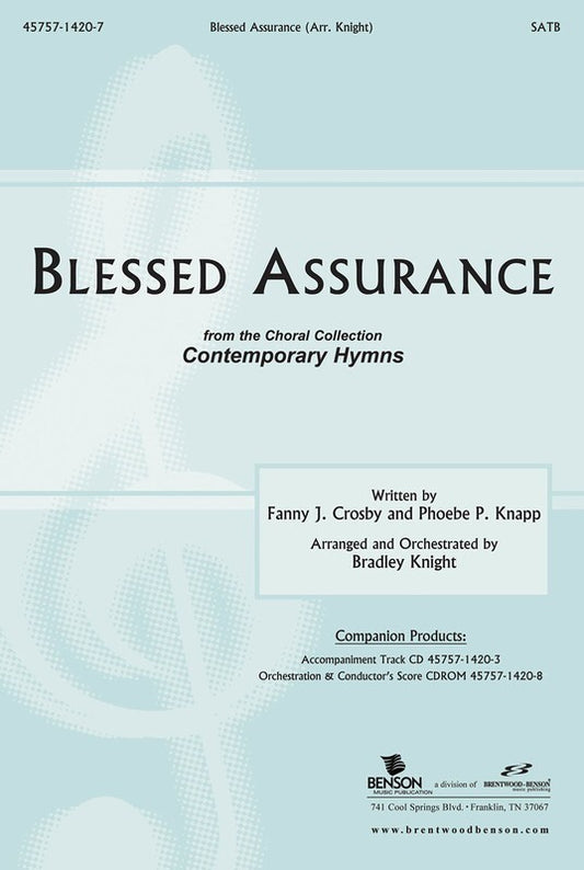 Blessed Assurance SATB