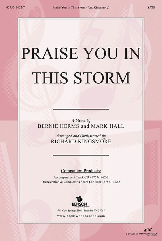 Praise You In This Storm SATB