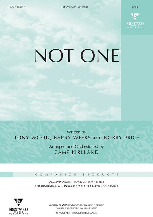 Not One SATB
