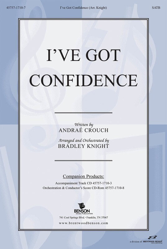 Ive Got Confidence SATB