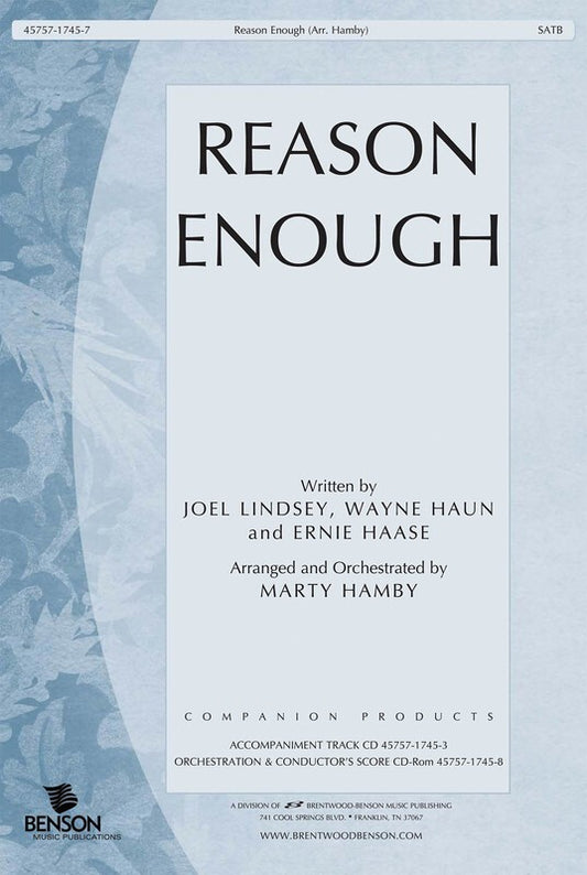 Reason Enough Jesus SATB
