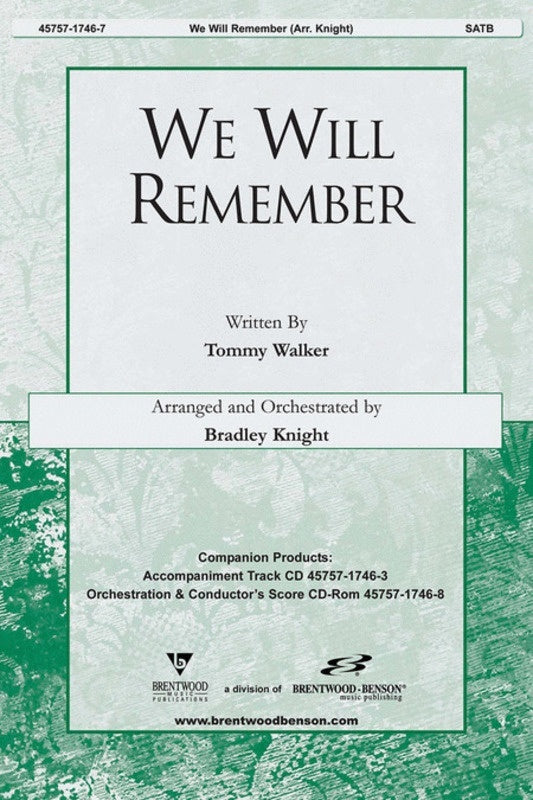 We Will Remember SATB