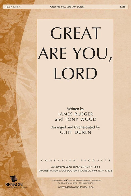 Great Are You Lord SATB