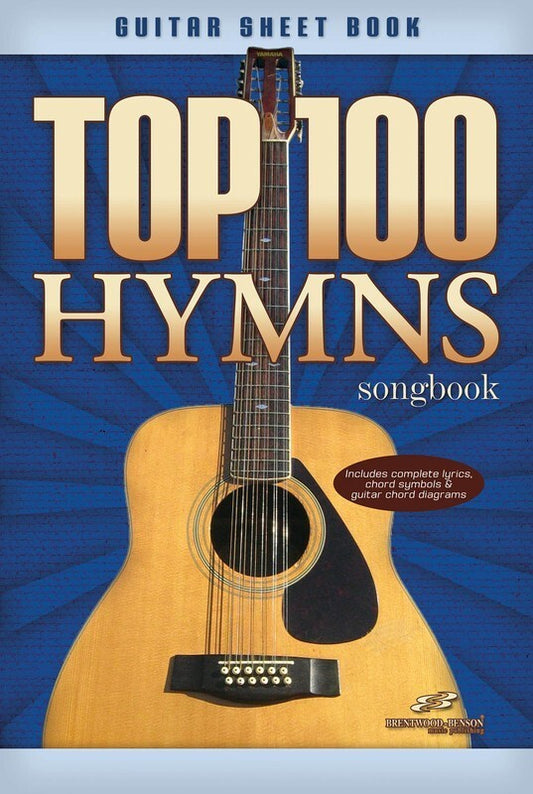 Top 100 Hymns Guitar Songbook Guitar (Softcover Book)