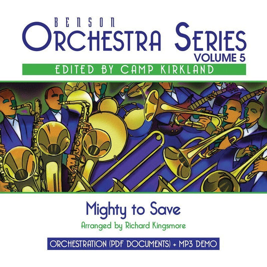 Mighty To Save Orch Sc/Pt CD-Rom