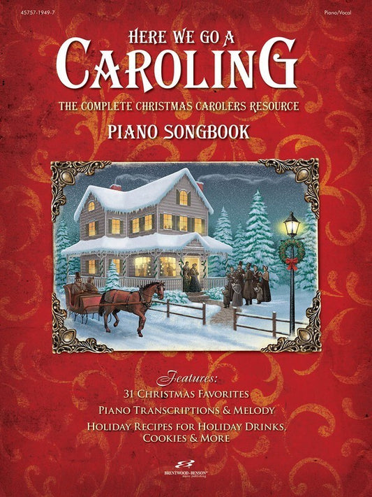Here We Go A Caroling Piano Book (Softcover Book)