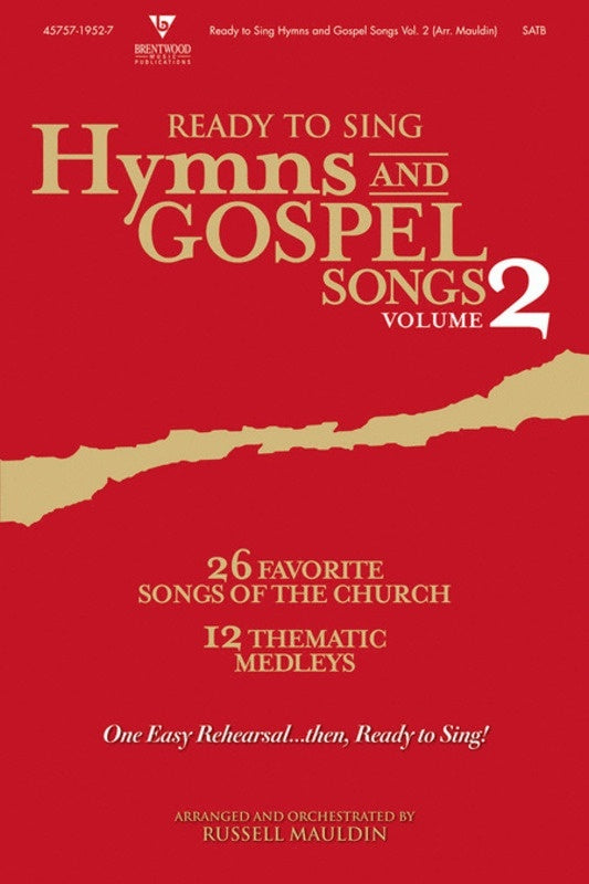 Ready To Sing Hymns/Gospels V2 Book - SATB