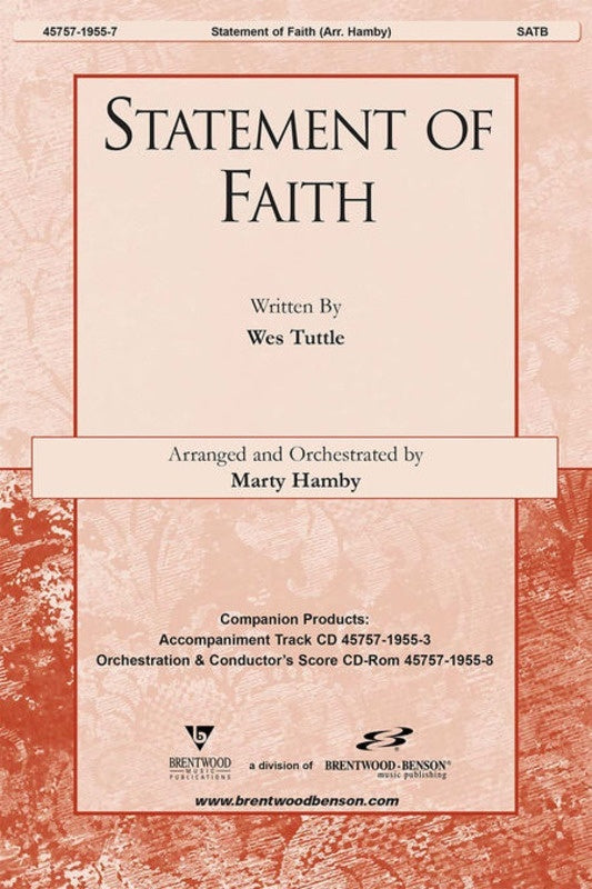 Statement Of Faith SATB
