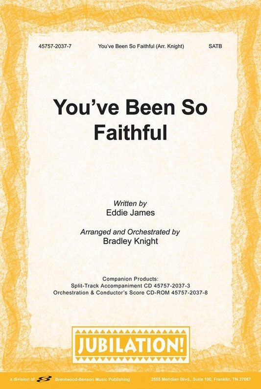 Youve Been So Faithful SATB