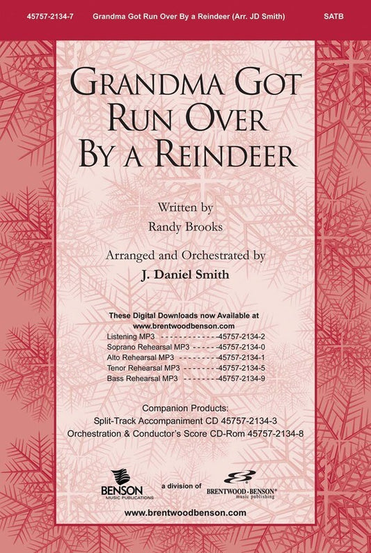 Grandma Got Run Over Reindeer SATB