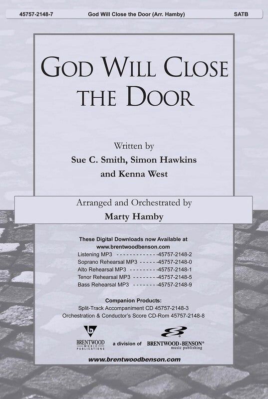 God Will Close The Door SATB