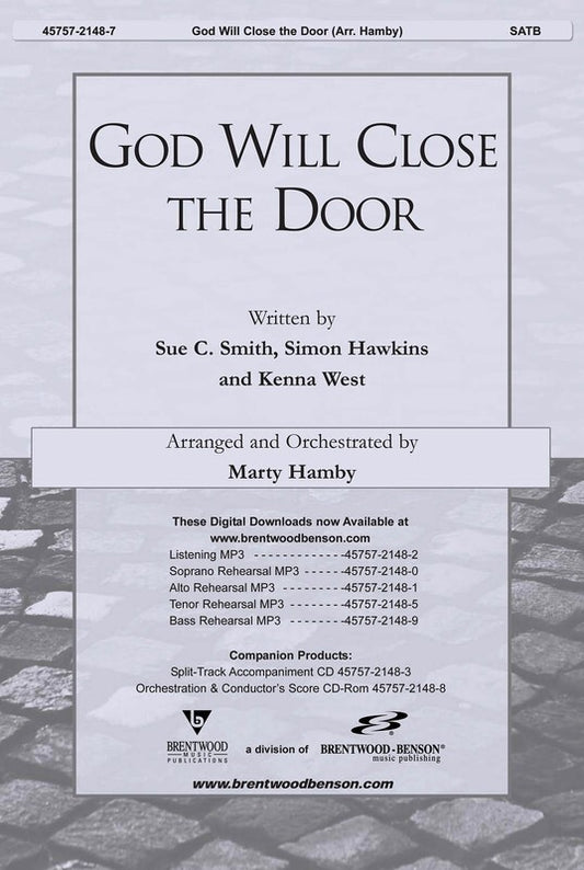 God Will Close The Door SATB