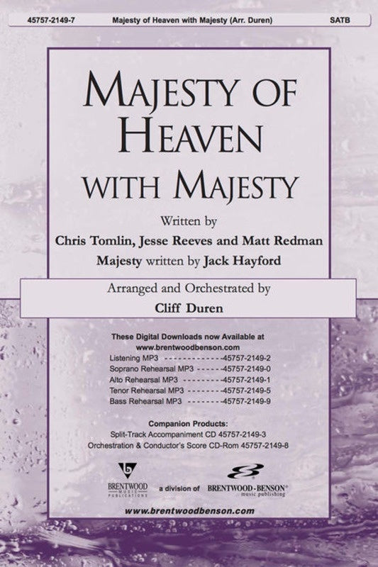 Majesty Of Heaven With Majesty SATB
