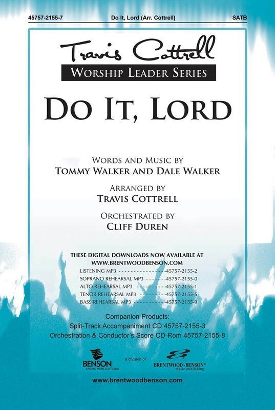 Do It Lord SATB