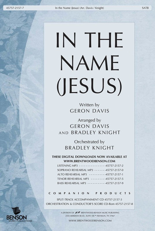 In The Name (Jesus) SATB