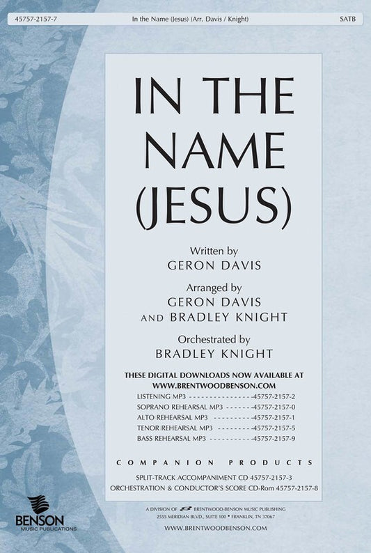 In The Name (Jesus) SATB