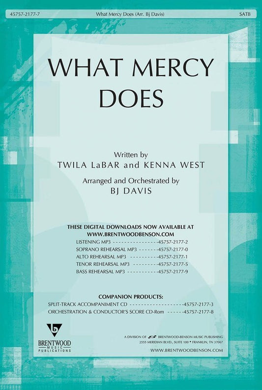 What Mercy Does SATB