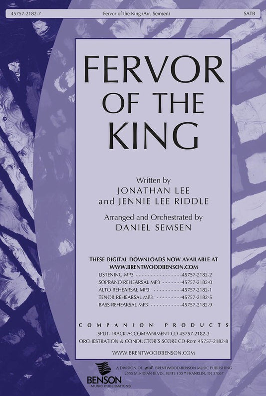 Fervor Of The King (Chosen Me) SATB