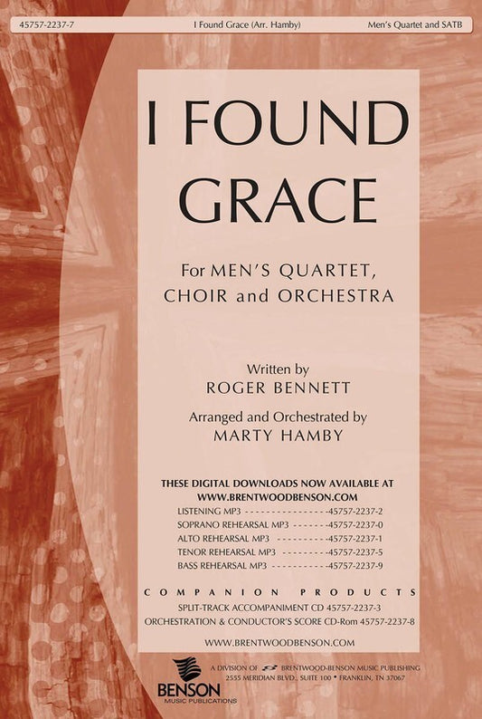I Found Grace SATB